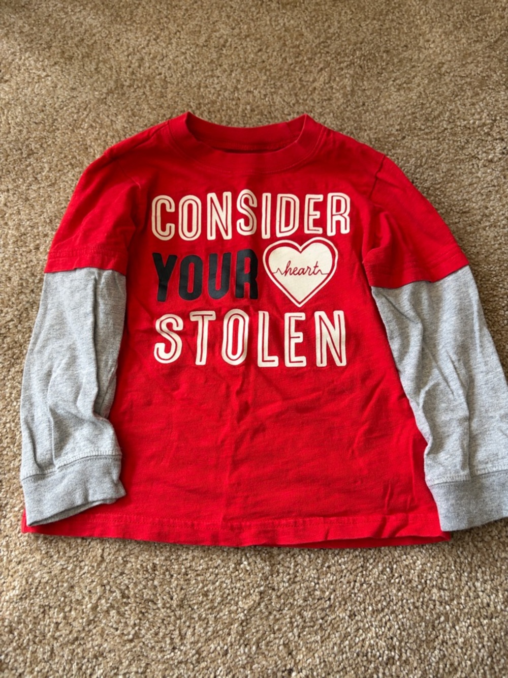 Carters Valentine’s Day shirt!